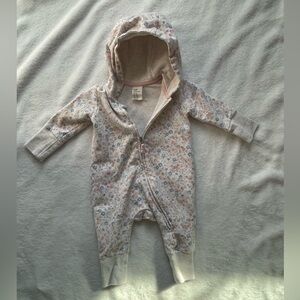 H&M floral sweatsuit romper
